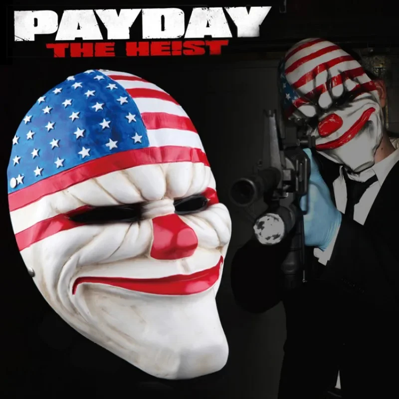 Party Games Steam Free - Masque PVC Cosplay Effrayant Clown Dallas
