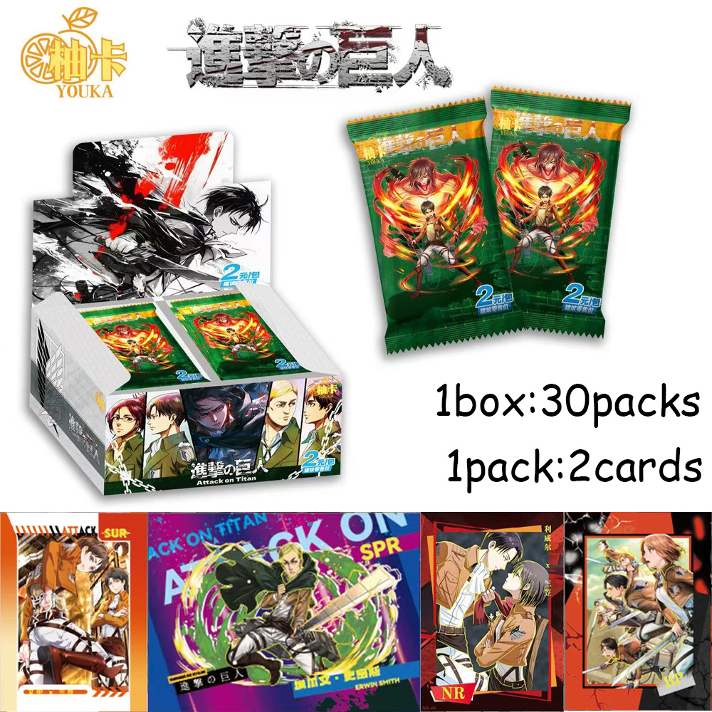 Party Games New Year - Nouvelles cartes YOUKA Attack on Titan