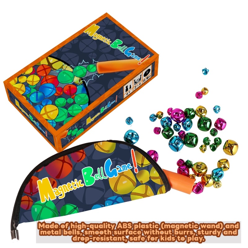 Party Games Easter For Family - Jeu de défi avec clochettes magnétiques,