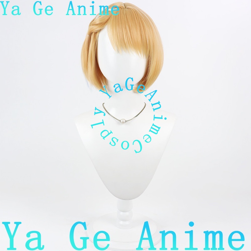 Party Games New Year - Perruque de cosplay anime pour femmes,