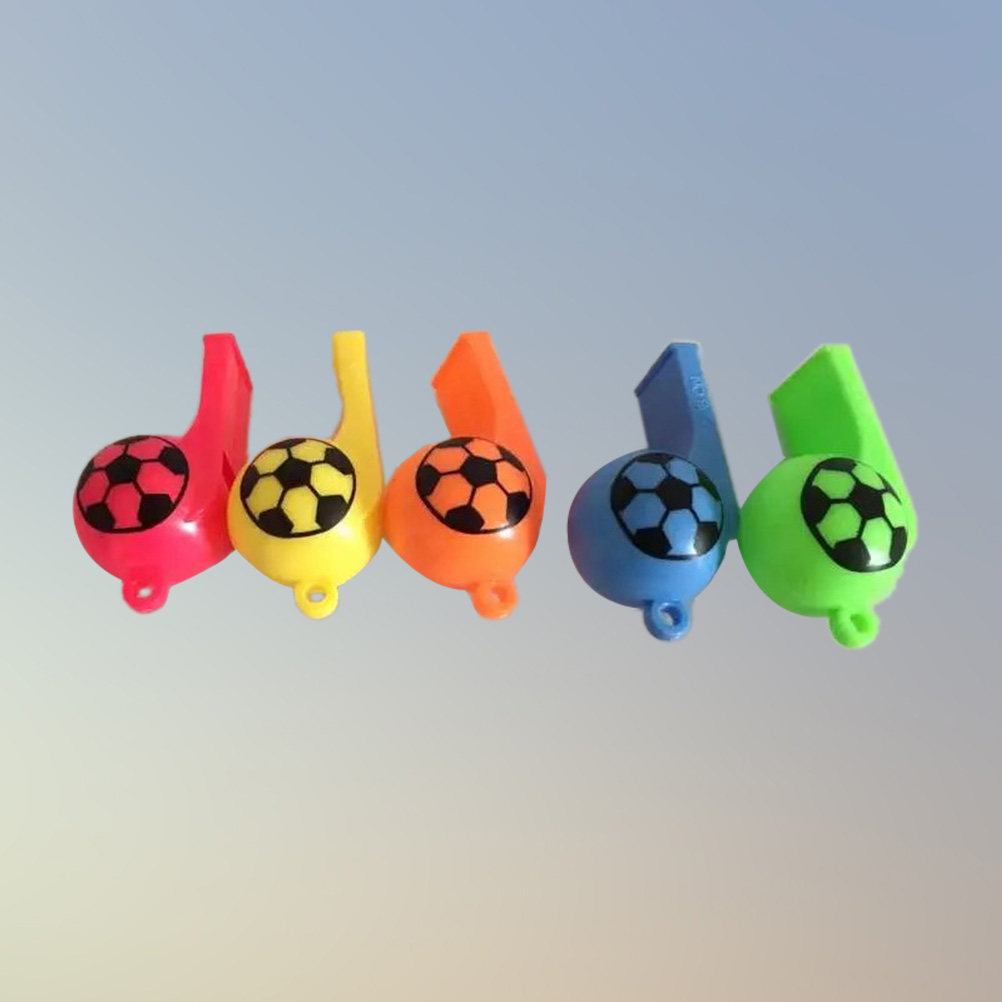 Party Games Kids - Sifflet en plastique créatif pour football,