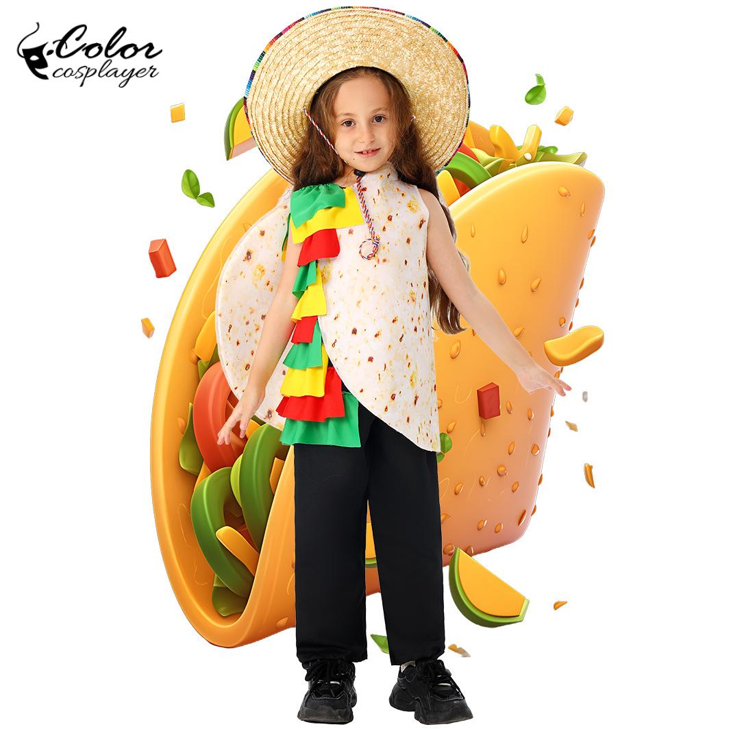 Party Games Kids - Enfants drôle mexicain Tortilla Burrito Costume