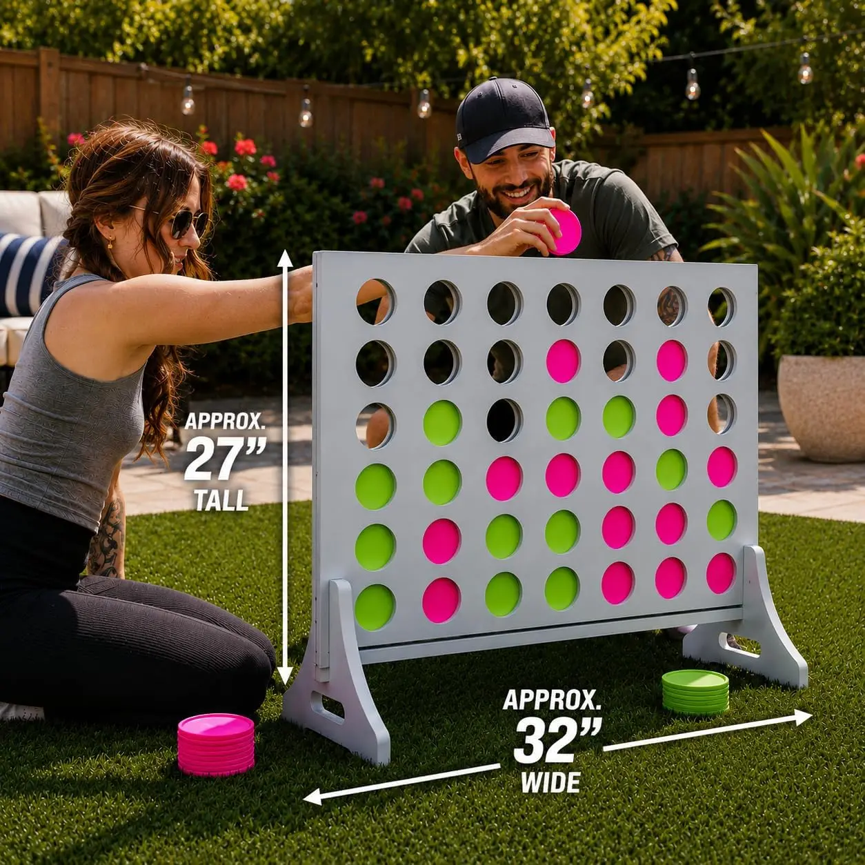 Jeu géant de quatre en ligne p - Party Games Easter For Family avis et prix