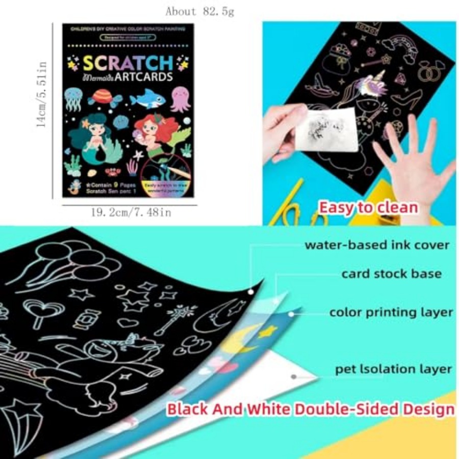 Lot de 3 carnets de dessin mag - Book Party Games avis et prix