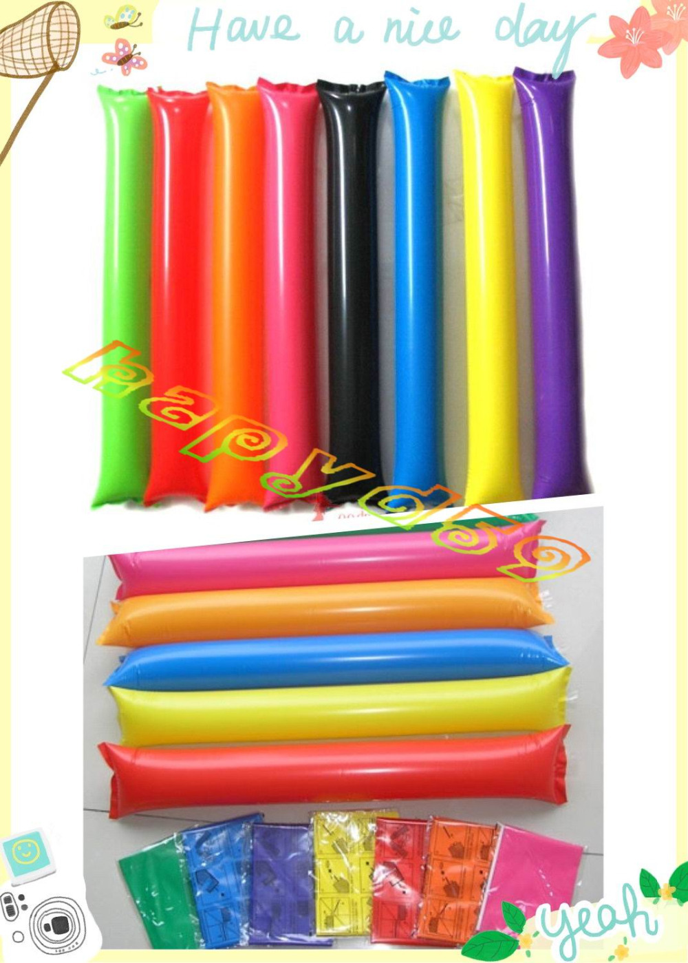 Bâtons gonflables de plage de  - Party Games New Year avis et prix