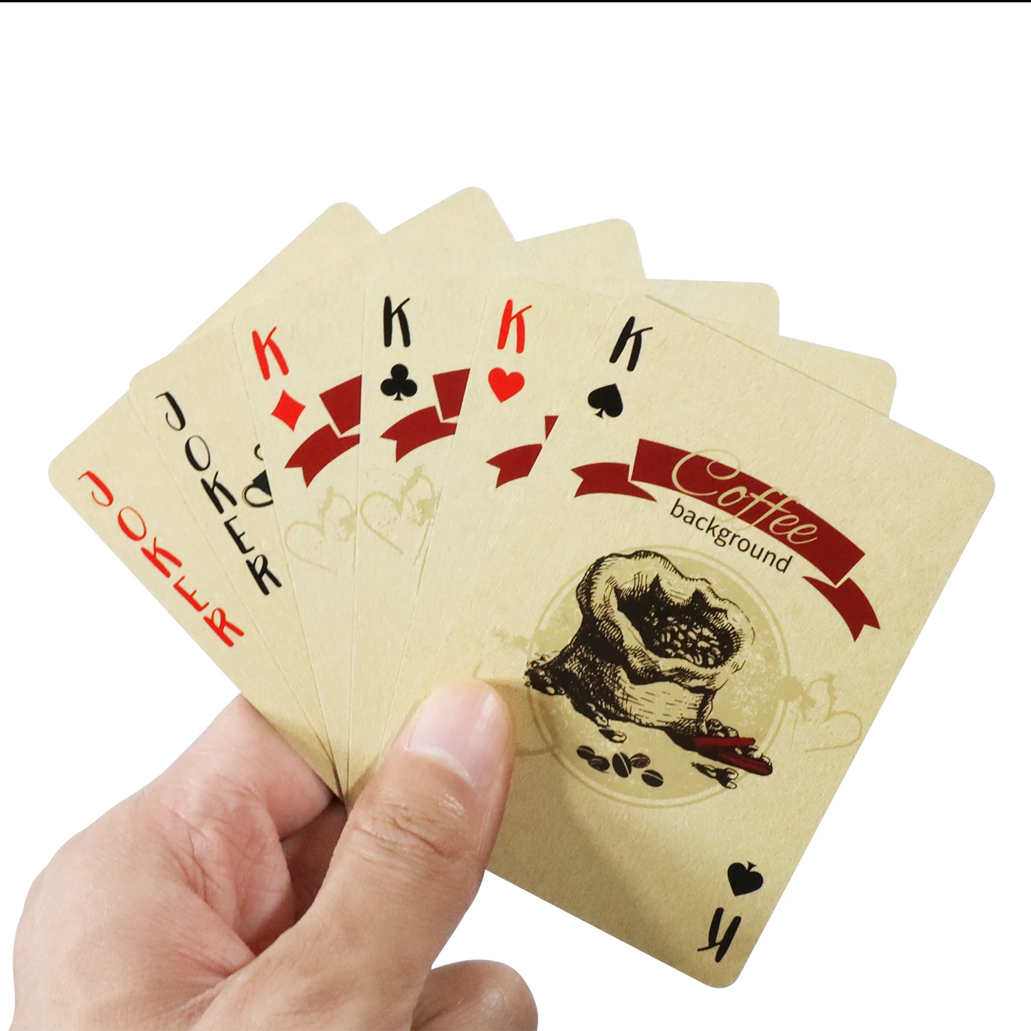 Cartes à jouer en papier café, - Book Party Games avis et prix