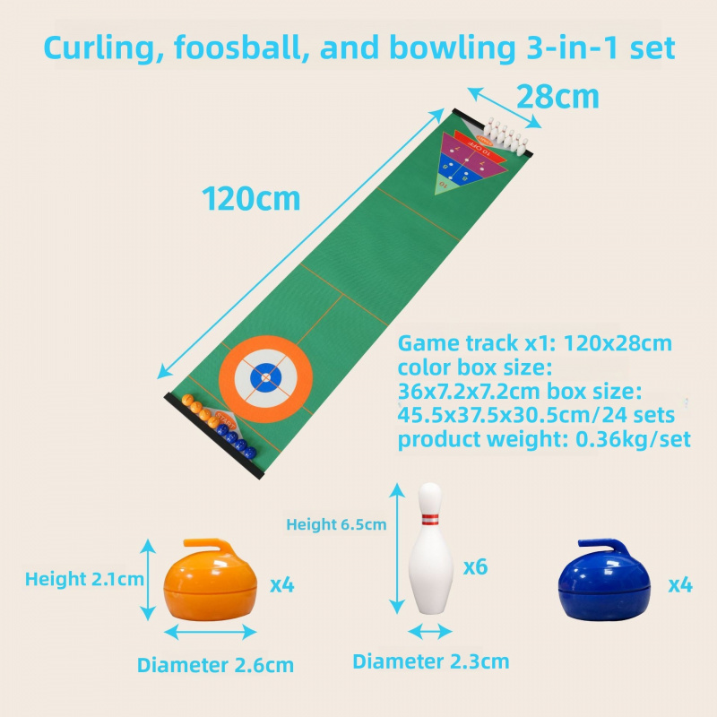 Jeu de table Curling, Mini Hoc - Party Games Kids avis et prix